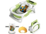 Bagnetto Per Bambini, Sensore Di Temperatura Intelligente, Design Pieghevole, Tipo 2 Verde