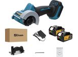 Smerigliatrice Angolare, Motore Brushless, , 2 Scatole Di Batterie