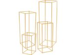 Portafiori, Metallo, Design Moderno, Materiali Resistenti, 4 Pezzi