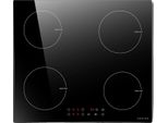 Piano Cottura A Induzione, 4 Zone, Touch Control, Senza Spina 6400W