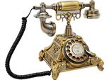 Telefono D'epoca, Disco Di Selezione, Telefono A Filo, Pezzo D'accento Decorativo