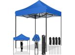 Padiglione, Copertura Impermeabile, Regolabile In Altezza, Blu, 2X2M