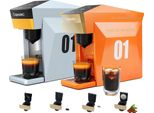 Macchina Da Caffè A Capsule, Pressione 19 Bar, Compatibilità Versatile, Arancione, Ue
