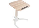 Scrivania Mobile, Regolabile In Altezza, Design Salvaspazio, Legno
