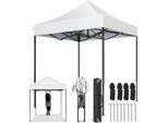 Padiglione, Copertura Impermeabile, Regolabile In Altezza, Bianco, 2X2M