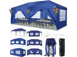 Tenda Per Feste, Impermeabile, Regolabile In Altezza, Blu Navy, 3X6M