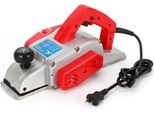Pialla Elettrica A Mano - Pialla Per Legno - 1300 W - 13.000 Giri/Minuto - Cavo Da 1,8 M - 35×9×0,2 Cm - Resistente Alla Corrosione - Rosso