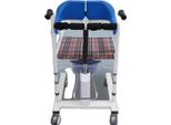 Carrozzina Idraulica, Portata 90 Kg, Schienale A 180°, Peso Netto 28,5 Kg, Altezza Di Sollevamento 42-61 Cm