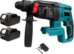 Trapano Elettrico A Percussione, Motore Brushless, Multifunzione, 2 Batterie 1 Caricabatterie