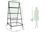 Traliccio Da Giardino, Struttura Ad A, Rete In Nylon Resistente, Nero