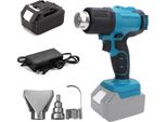 Soffiatore D'aria Calda A Batteria, Riscaldamento Rapido, Ugelli Multipli, Con 1 Batteria