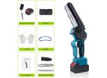Motosega Elettrica A Batteria, Design Leggero, Taglio Efficiente, Con 1 Batteria, Ue