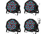 Effetto Faretto Da Palcoscenico, Controllo Dmx, Illuminazione Rgb, 4 Pezzi-Zq01082, Spina Ue