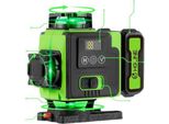 Livella Laser, 16 Linee, Telecomando, 2X Batteria Spina Ue