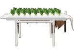 Set Per Coltivazione Idroponica, PVC-U, 36 Posizioni Per Piante, 100X50X30 Cm, Diametro Tubo 6,3 Cm, Diametro Foro 3,2 Cm
