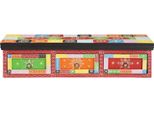 Vidaxl Mobile Tv Multicolore 100 X 30 X 24 Cm In Legno Massiccio Di Mango