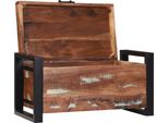 Vidaxl Cassapanca 60 X 30 X 30 Cm In Legno Massiccio Di Recupero