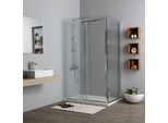 Box Doccia Angolare Reversibile 80X140 Cm Con Anta Scorrevole | New Giada