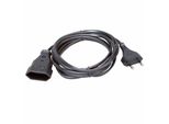 Kopp Sb Euro Prolunga 3M 2X0,75Qmm Pvc Nero