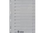 Leitz Divisori In Cartone Kraft Din A4 200 G/M² Grigio 100 Pezzi