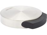Wagner Fermaporta Vite O Colla / Vite O Colla - Ø 90 X 100 X 17 Mm, Metallo Aspetto Acciaio Inox, Gomma - 15512111