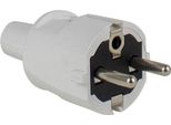 As-Schwabe Spina Di Messa A Terra In Pvc Bianco Schuko Max. 1,5Mm² 230V 16A IP20