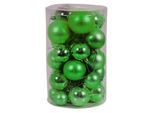 30Pz. Baubles Natalizi / Baubles Natalizi Verde Lime Ø 4/5/6/7Cm