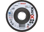 Bosch Disco Lamellare X571 Best For Metal Angolato 125 Mm K 120 Fibra 10 Pz