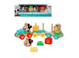 Woomax Mickey Y Minnie Treno In Legno 14 Pezzi Multicolore 18 Mesi Multicolore 18 Mesi