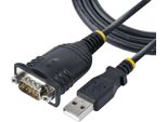Startech.Com Cavo Adattatore Usb A Seriale 1 M - Convertitore Da Usb A Seriale Con Porta Com, Cavo Usb Seriale RS232/DB9 Maschio Con Chipset Prolific Ic Per Plc/Stampanti/Scanner - Windows E Mac