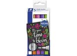 Staedtler 344 C5 Marcatore A Gesso Staedtler Marcatore A Gesso Lumocolor, Confezione Da 5 Pz