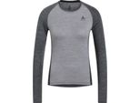 Odlo Bl Top Girocollo L/S Langarmshirt Damen Grau L