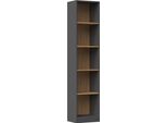 Libreria Stretta Rauno - 40 Cm, Rovere Artisan / Antracite