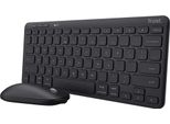 Trust Trust Lyra Tastiera Mouse Incluso Ufficio Rf Wireless + Bluetooth Qwertz Tedesco Nero