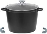 Casseruola Profonda Con Coperchio A Induzione Ø24Cm Pentola Per Zuppe In Alluminio Fuso