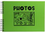 Exacompta 16784E Album Fotografico Con Rilegatura A Spirale 50 Pagine Nere Musicart Verde