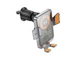 Hoco Supporto Per Telefono Per Auto Per Bocchette Di Ventilazione Con Ricarica Wireless 15W Discovery HW7 Grigio