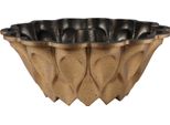 Serenk Fun Cooking Tortiera Antiaderente A Goccia, Tortiera Bundt Con Rivestimento In Granito Per La Cottura, Tortiera A Scatola Con Corpo In Alluminio, Oro, 10X4 Pollici, TüRkiye