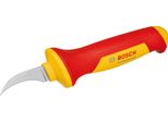 Bosch Professional Coltello Spelafili Vde (Con Lama A Forma Di Falce, Lama In Acciaio S2)