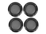 4Pcs 2Inch Audio Speaker Grille Protettivo Decorativo Audio Speaker Mesh Grille (Nero)