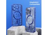 Prio Elegante Cellulare Caso Mag Per Iphone 16 (6,1 Pollici) Blu