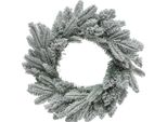 Ghirlanda Natalizia, Rami Di Albero Di Natale Con Neve, Ø 40 Cm