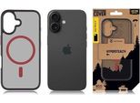 Cover Posteriore Tattica Magforce Hyperstealth 2.0 Iphone 16 Nero/Rosso