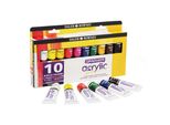 Daler-Rowney Graduate Acryl Farbset, 10 X 38 Ml