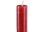 Candele A Bastoncino Colorate In Rosso Scuro 21×240 Mm 12 Pezzi - Candele Da Tavola Di Alta Qualità Per Decorazioni Festive E Atmosfere Accoglienti, 12 Pezzi