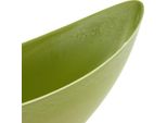 Ciotola Decorativa Ciotola In Plastica Verde Chiaro Decorazione 55,5 Cm X 14 Cm H17,5 Cm Espositore Per Fiori