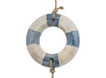 Decorazione Per Finestra Marittima Salvagente In Legno Shabby Chic Per Casa Estiva E Vacanze 90Cm