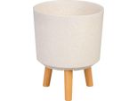 Vaso Strend Pro, Colore White Weath Finish, 24,5X24,5X31 Cm