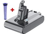 Batteria V6, Capacità 6000Mah, Compatibile Con Vari Modelli, V6 Bat Con Filtro, 21,6V