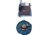 Radiatore In Alluminio Austin Healey Sprite, Maggiore Capacità Di Raffreddamento, Durata Saldata A Tig, Incluso Tappo Del Radiatore